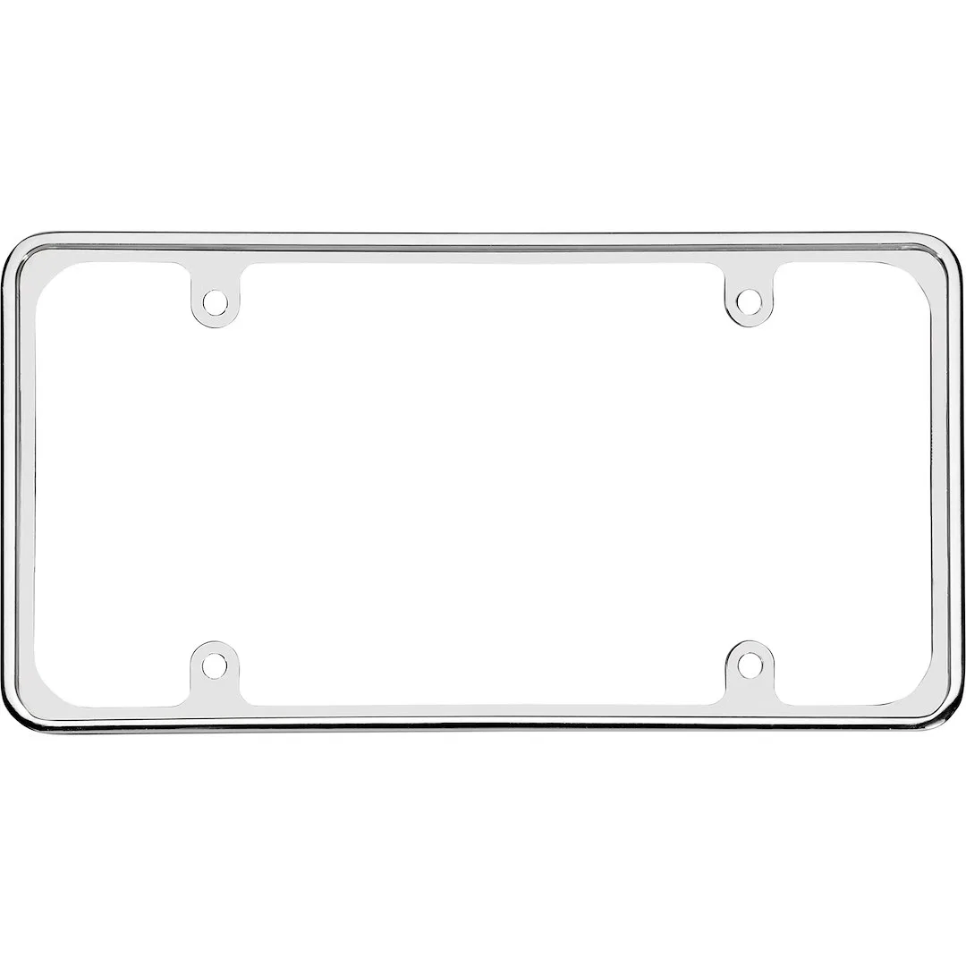 30630 – CRUISER License Plate Frame, Without Design Chrome Plated Die Cast Metal